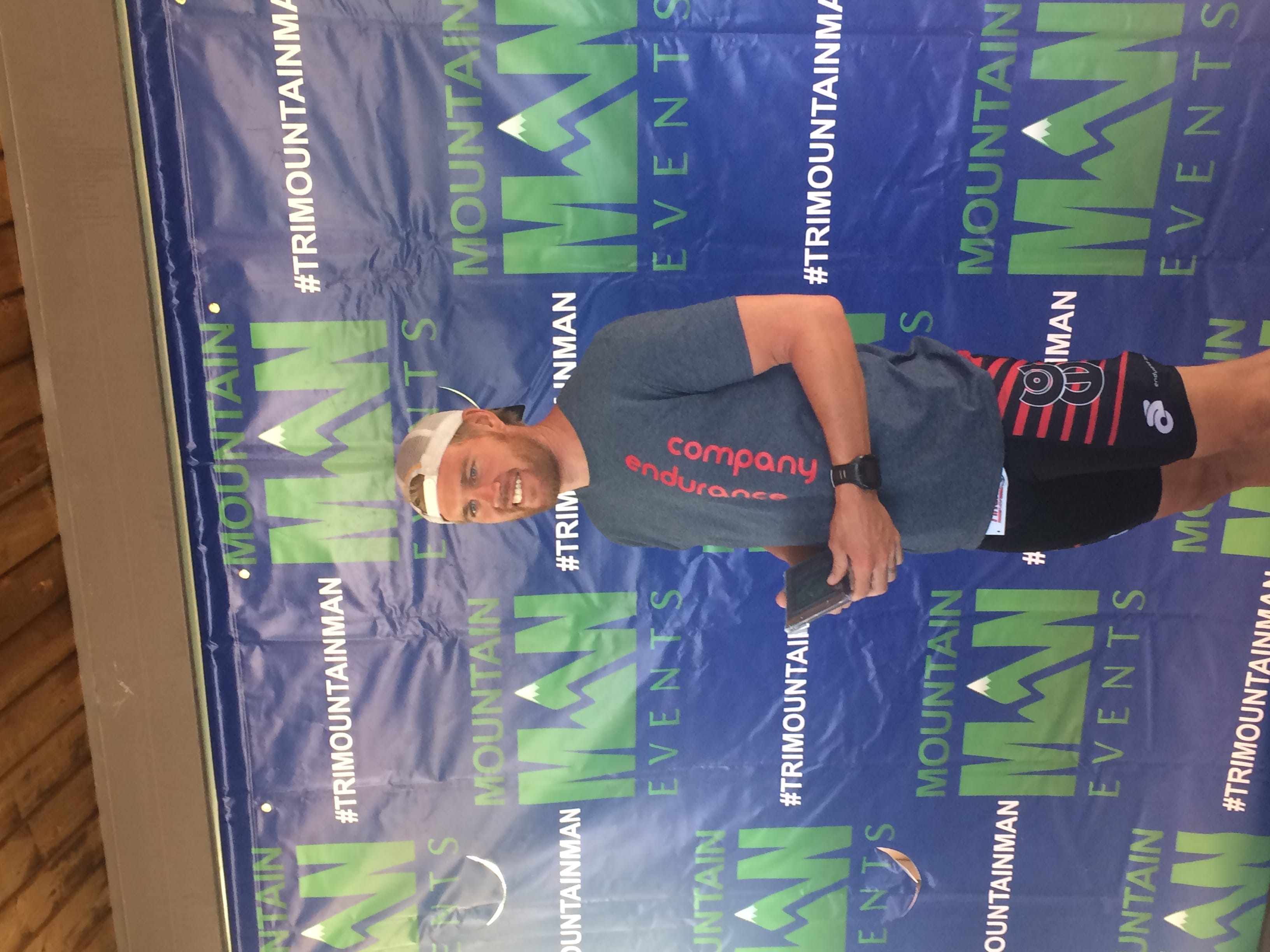 Coach Arrick at Tri Mountain Man